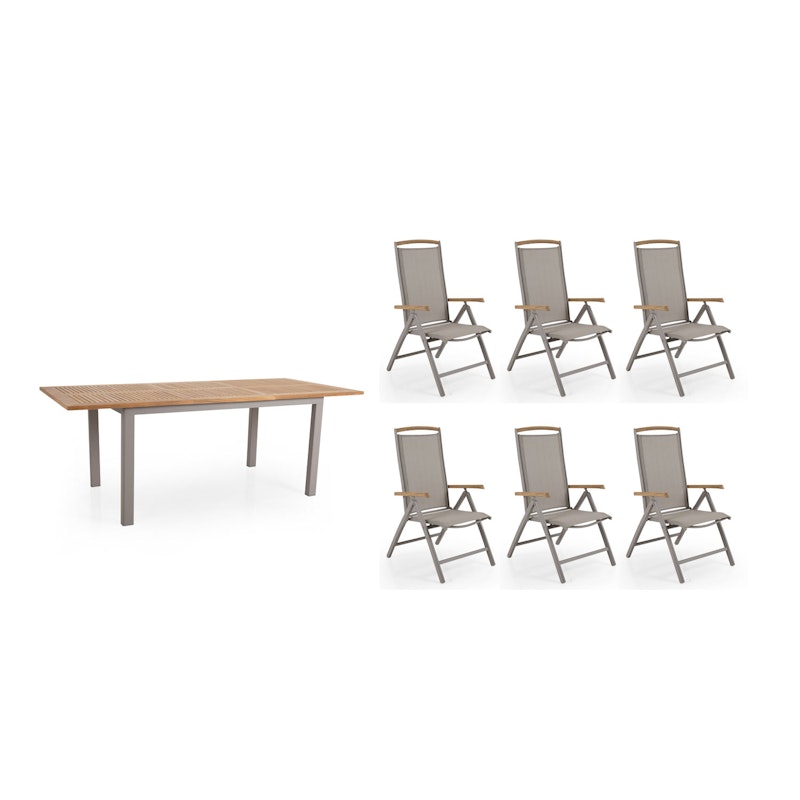 Andy + Lyon Matgrupp, Teak/Khaki