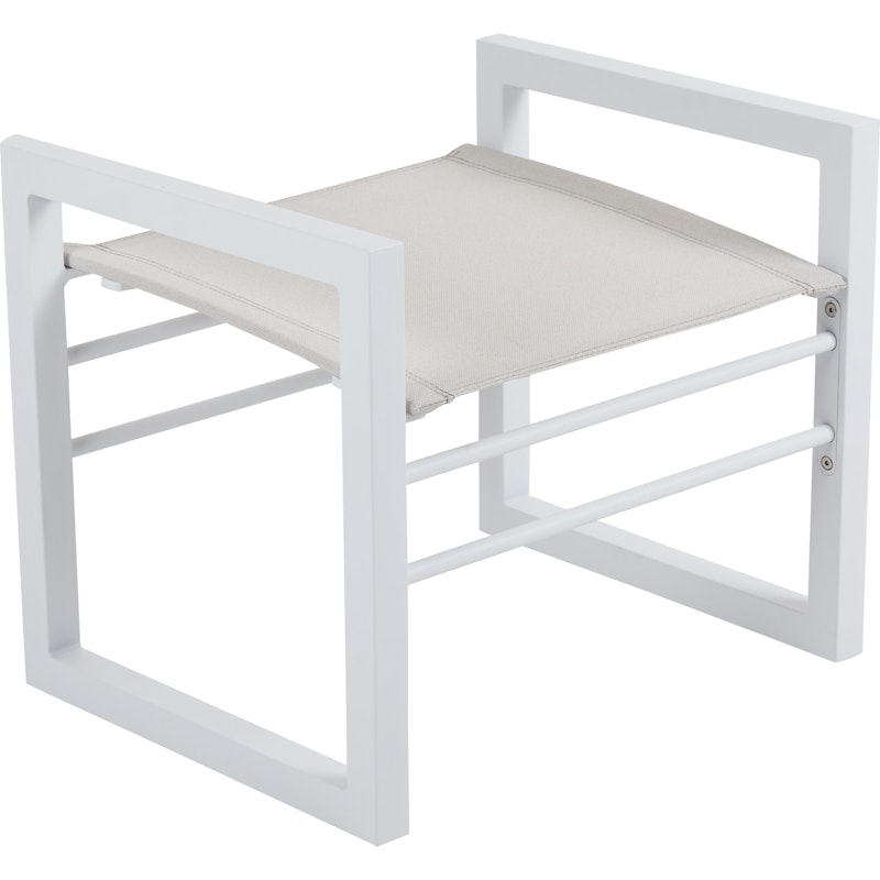 Vevi Fotpall Aluminium , Vit