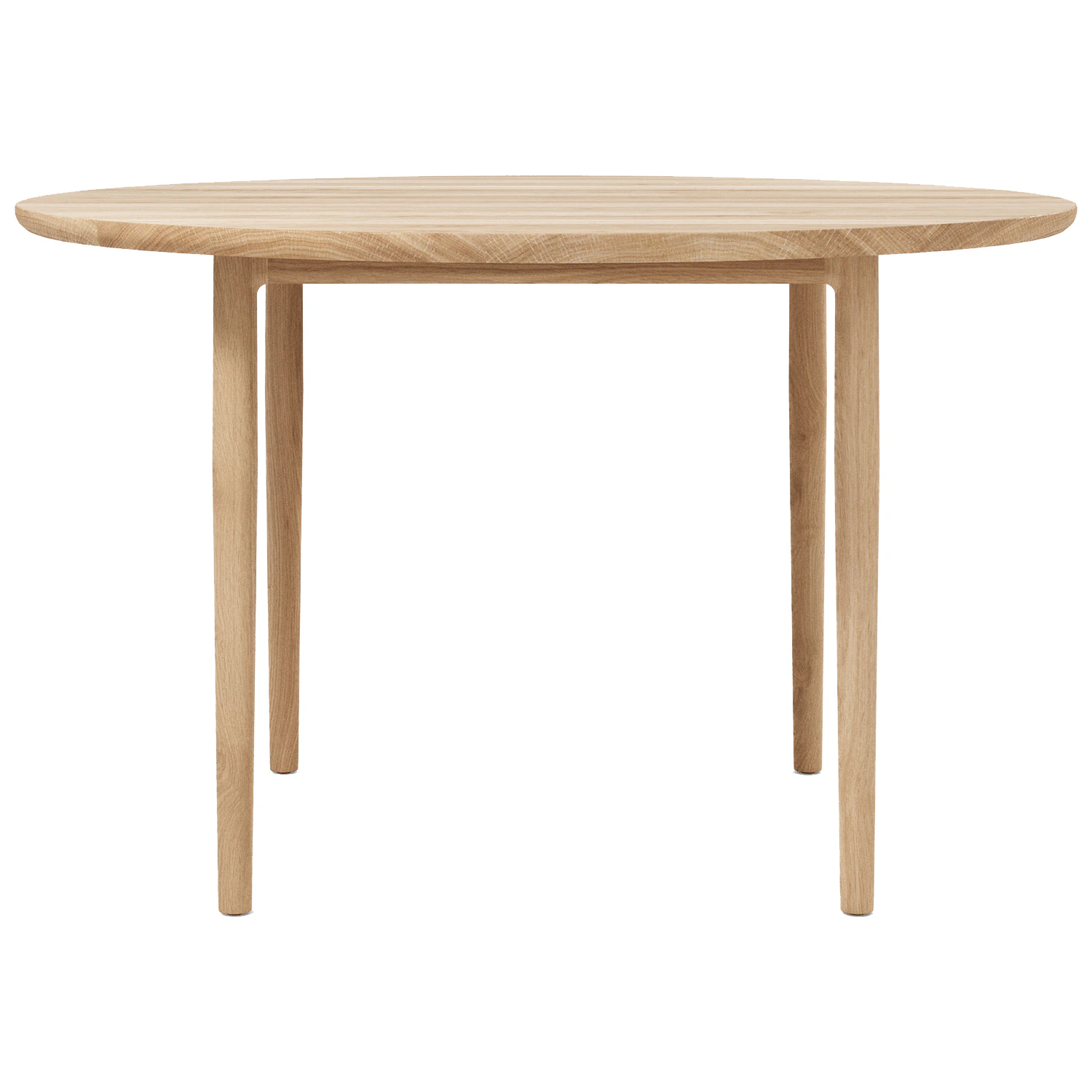 Brdr. Kr&uuml;ger Arv Matbord &Oslash;120 Vitoljad - Matbord & Barbord Ek - AVO6-OOL