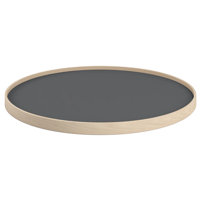 Bølling Bricka Ø50 cm, Obehandlad Ek / Sten