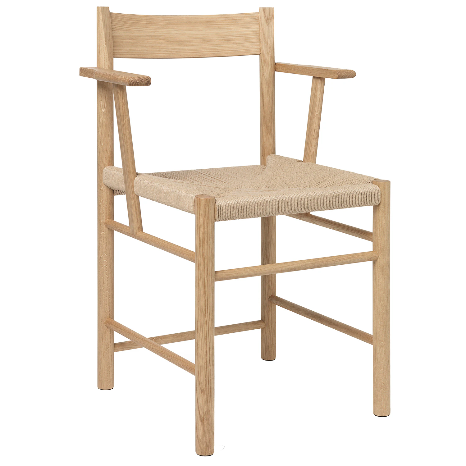 Brdr. Kr&uuml;ger F Karmstol Oljad / Neutralt Papperssn&ouml;re - Stolar Ek Svart - FCCA-OOL-XX-01