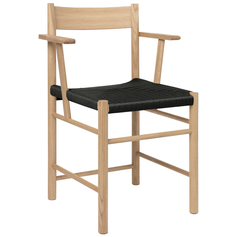 F Karmstol, Oljad Ek / Svart Vävband