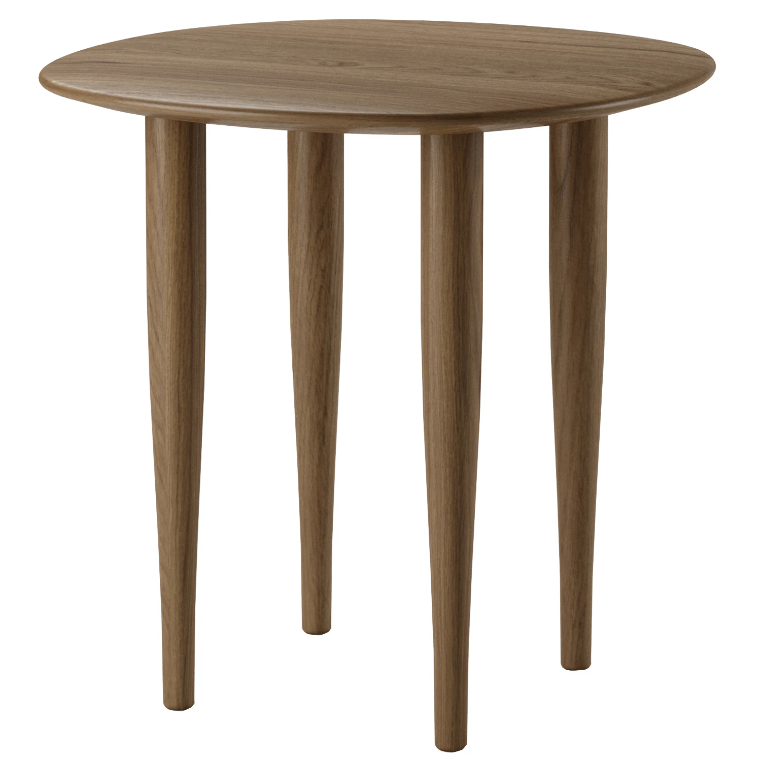 Brdr. Kr&uuml;ger Jari Soffbord &Oslash;45 Cm R&ouml;kt - Soffbord Ek Fumed Oak - JAJ1-OFU