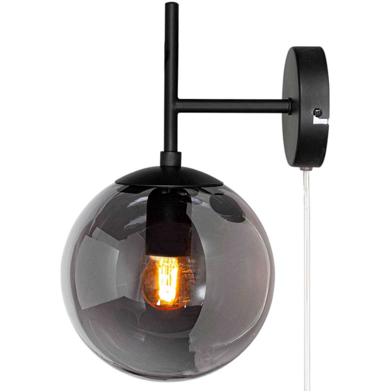 Boyle Vägglampa, Smoked Grey