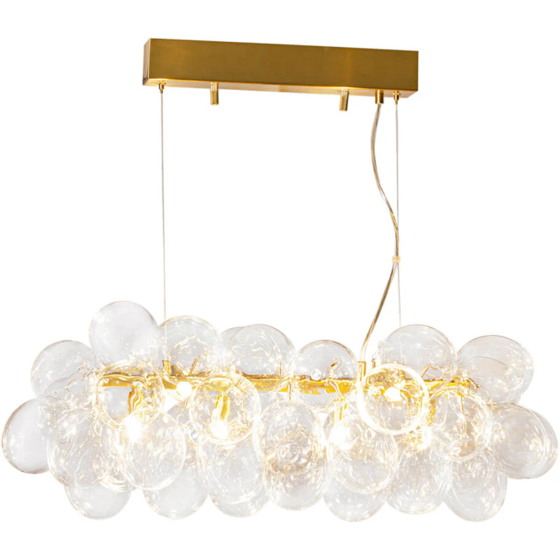 Gross Bar Pendant 80 cm, Klar / Mässing