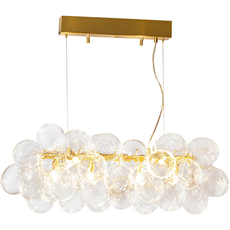 Gross Bar Pendant 80 cm, Klar / Mässing