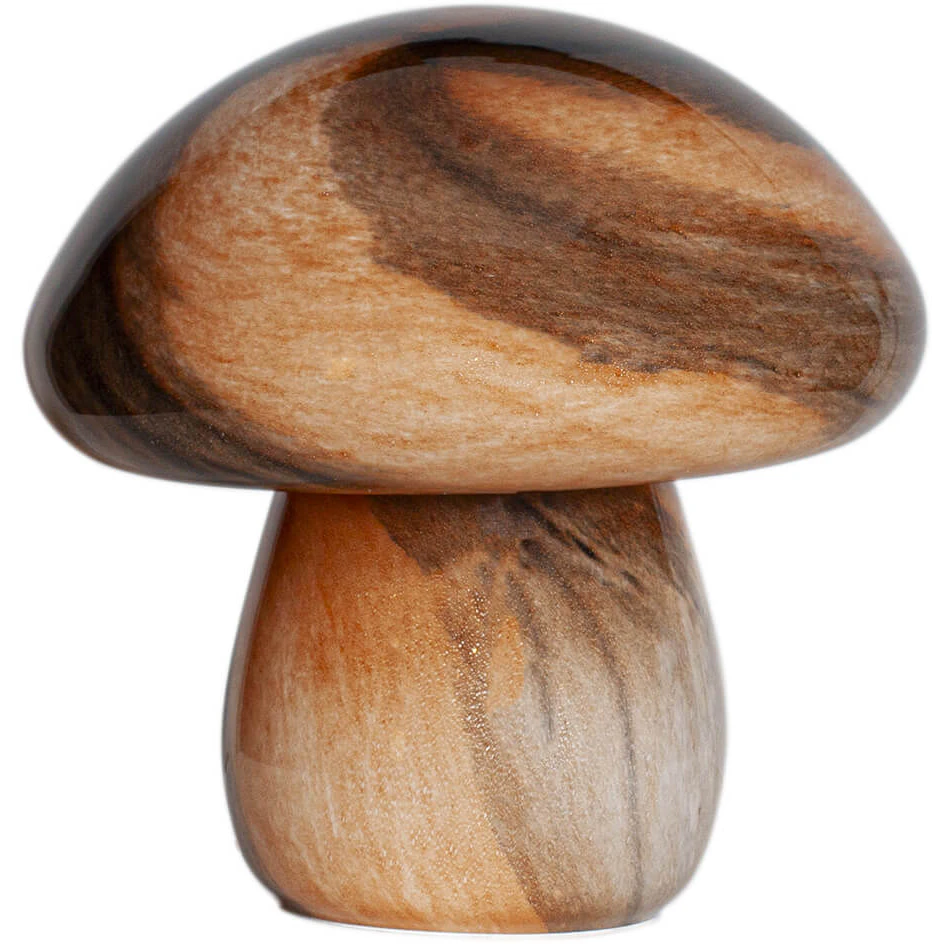 By Ryd&eacute;ns Mira Mushroom Bordslampa 30 Cm Natur - Bordslampor Glas Natur - 4024540-5507