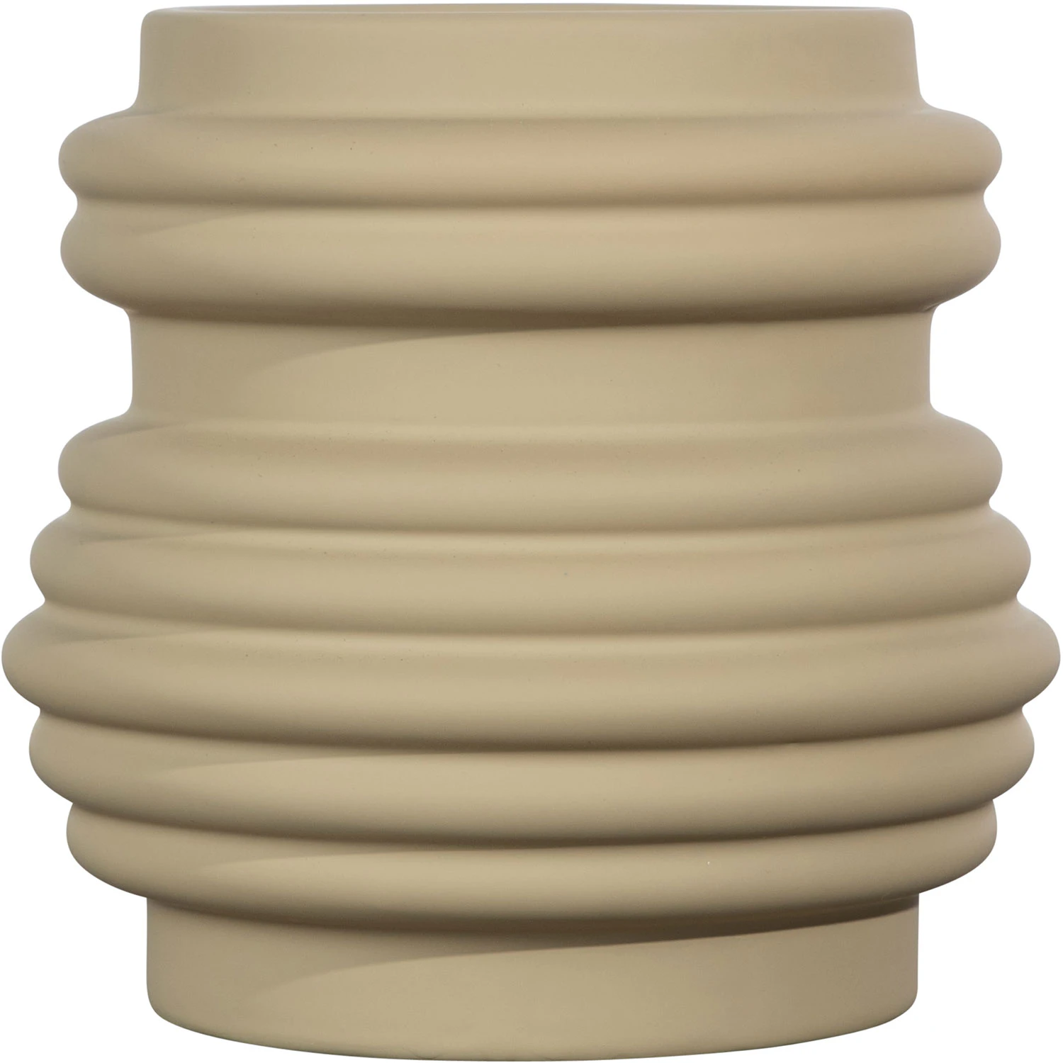 Byon Mila Vas Small 16 Cm Beige - Vaser Stengods Beige - 5260604903