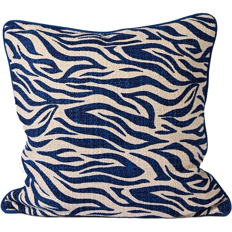 Anima Zebra Kudde 50x50 cm, Blå