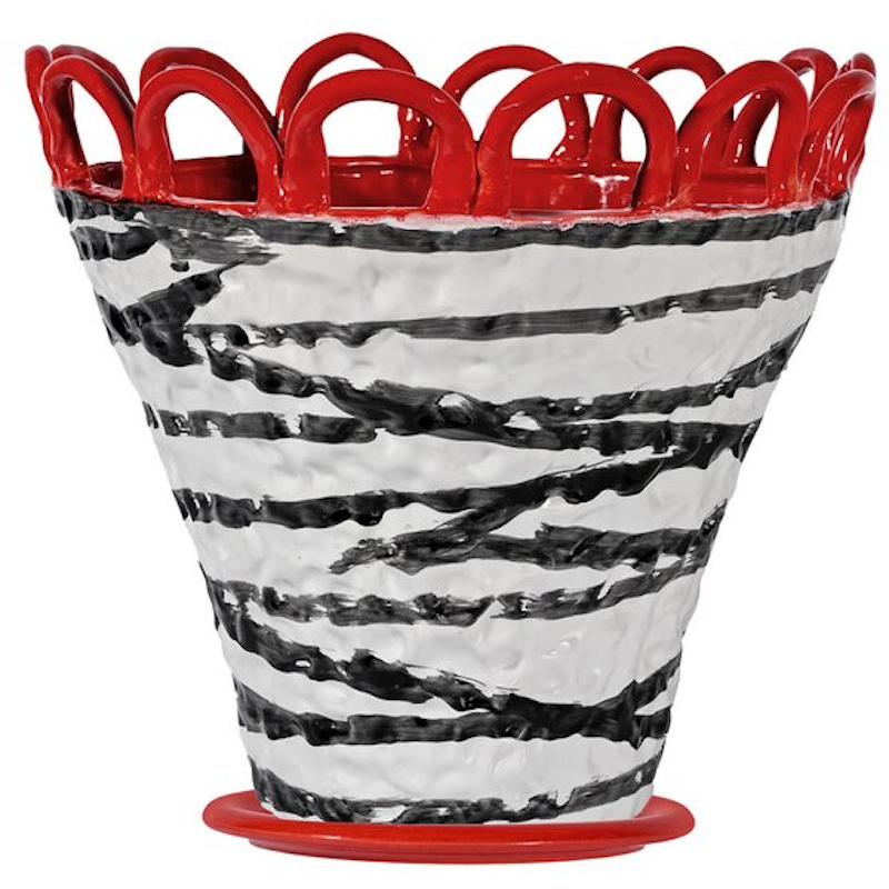 Patty Kruka 30 cm, Röd Zebra