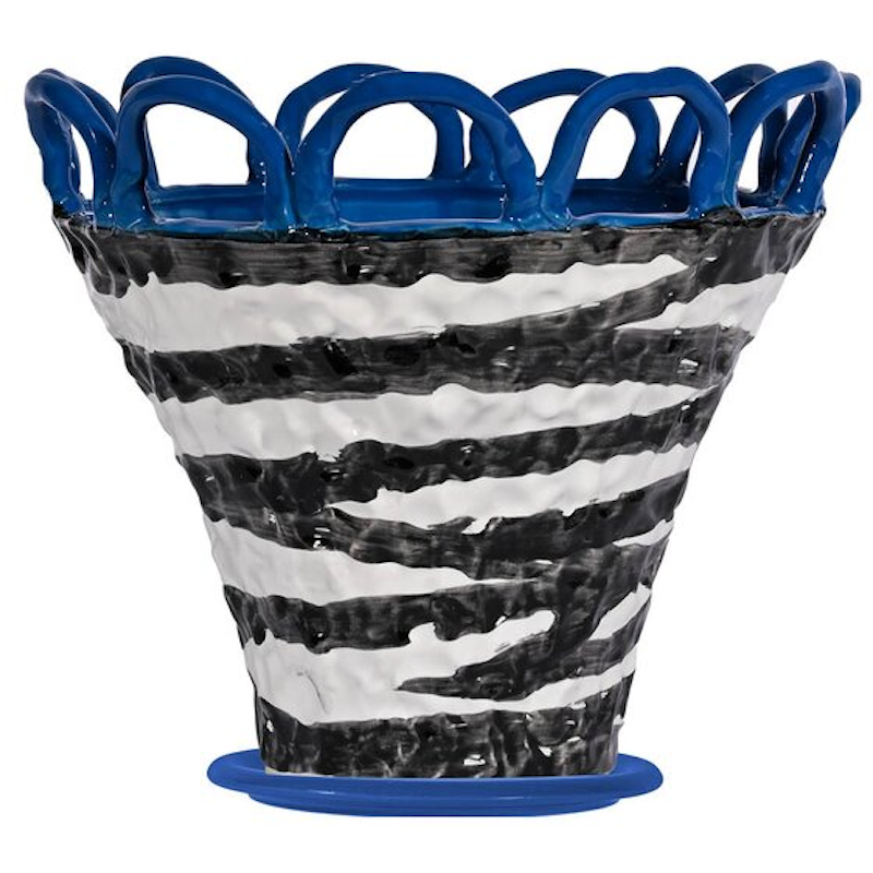 Patty Kruka 25 cm, Blå Zebra