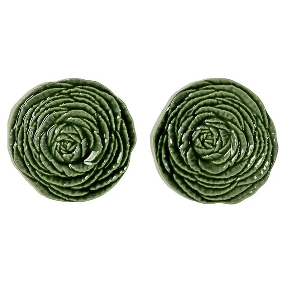 Byon Veggie Glasunderl&auml;gg 2-pack - Bordstabletter & Glasunderl&auml;gg Stengods Gr&ouml;n - 5283909112