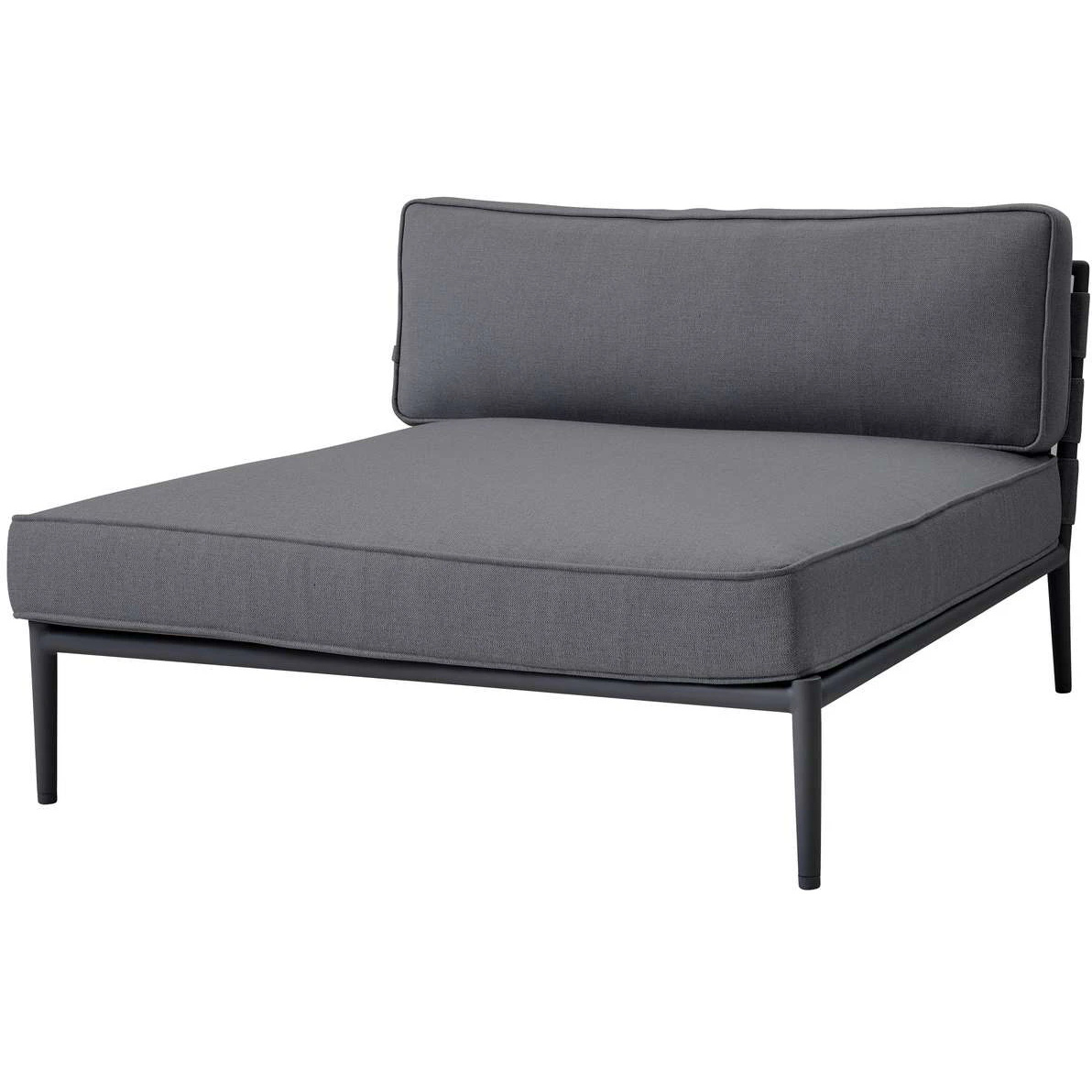 Cane-line Conic Daybed Modul Grey Airtouch - B&auml;nkar Akryl Gr&aring; - 8538AITG