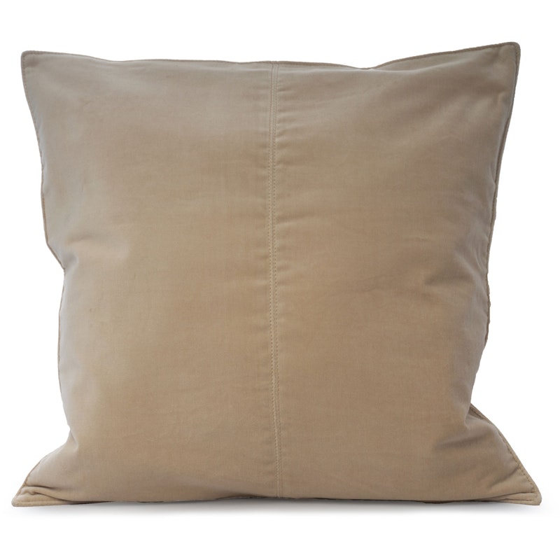 Velvet Kuddfodral 50x50 cm, Beige