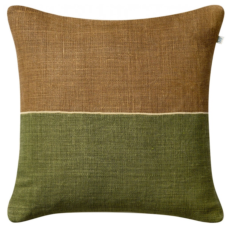 Amol Kuddfodral 50x50 cm, Taupe / Cactus Green