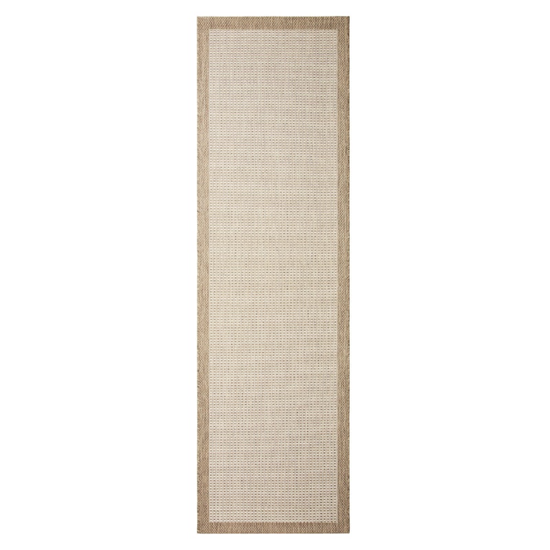 Bahar Utomhusmatta Beige/Off-white, 80x250 cm