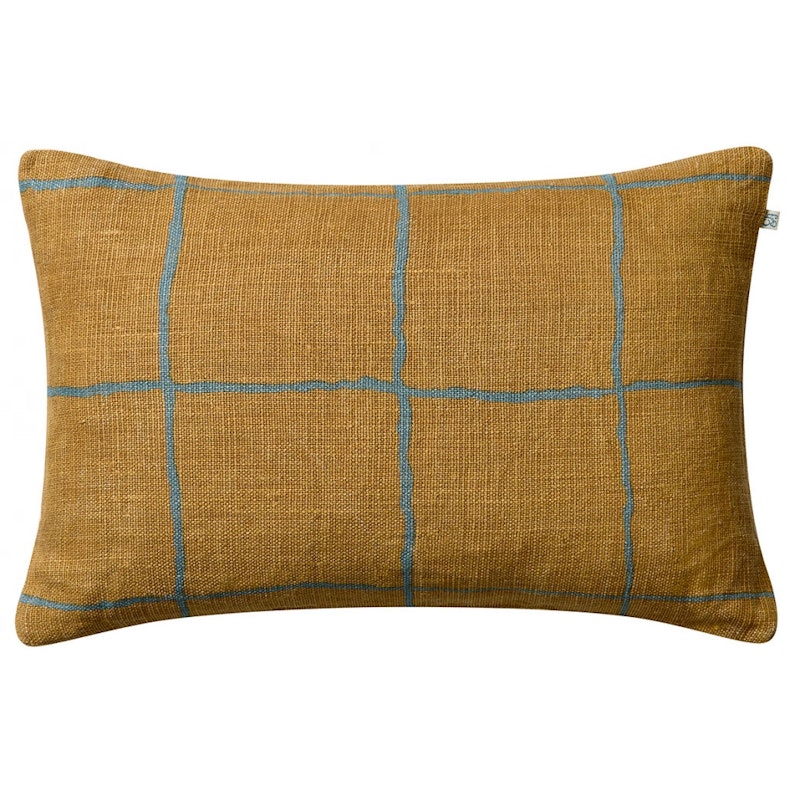 Chakra Kuddfodral 40x60 cm, Khaki / Heaven Blue