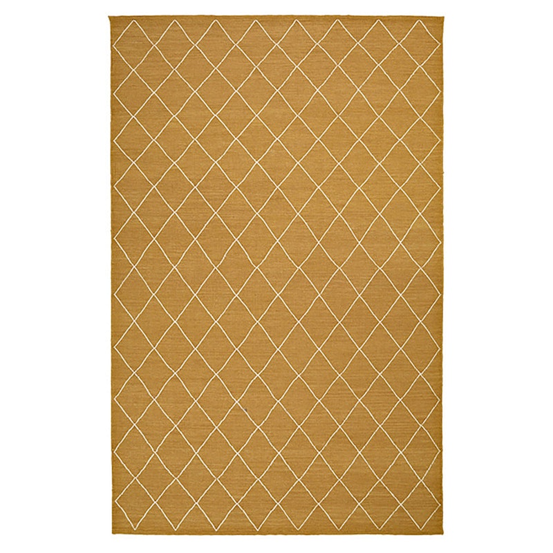 Diamond Dhurry Ullmatta 184x280 cm, Masala Yellow