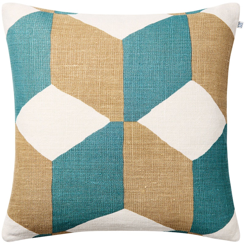 Hawa Cushion Cover 50x50 cm Kuddfodral 50x50 cm, Heaven Blue / Khaki