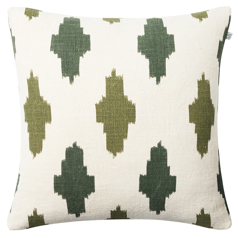 Ikat Agra Kuddfodral 50x50 cm, Grön/Cactus Green