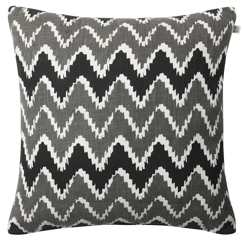 Ikat Bangalore Utomhuskudde 50x50 cm, Grey/Black