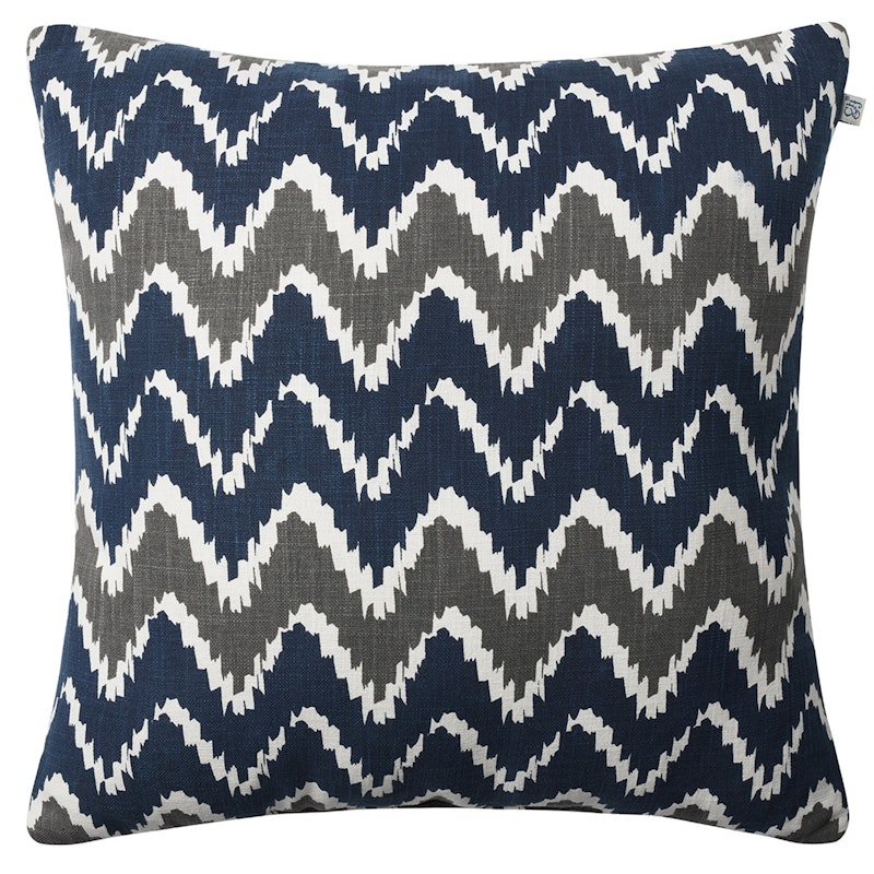 Ikat Bangalore Utomhuskudde 50x50 cm, Navy/Grey