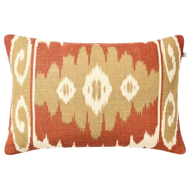 Laya Kuddfodral 40x60 cm, Apricot Orange / Khaki