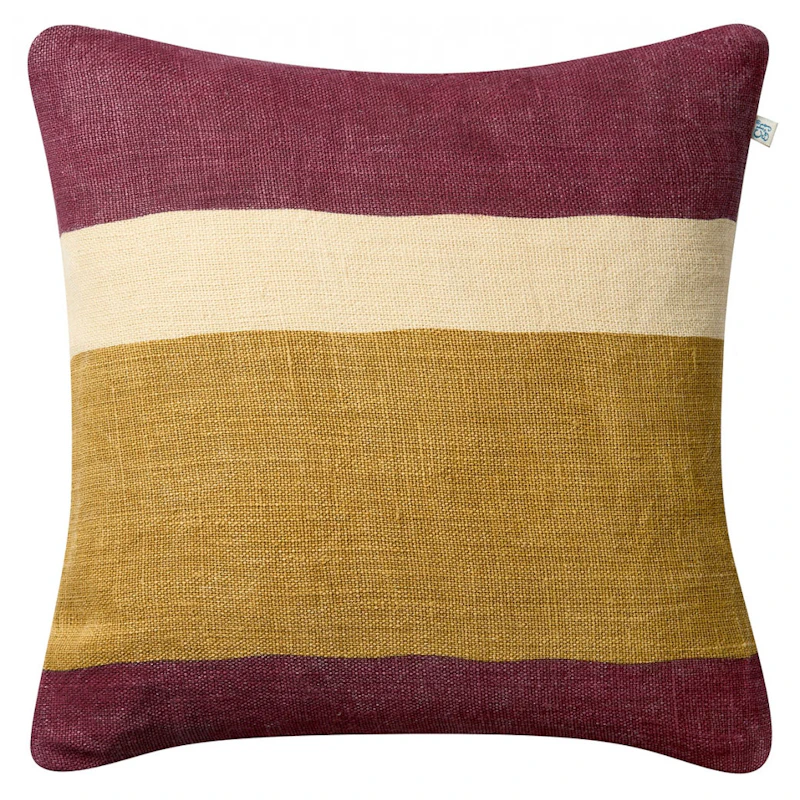 Manali Kuddfodral 50x50 cm, Ruby / Masala Yellow