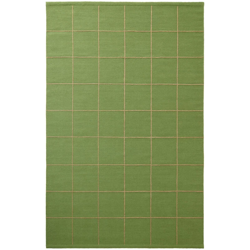 Milan Matta 180x270 cm, Beige / Cactus Green