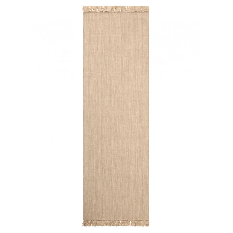 Nanda Matta Ljusbeige, 80x250 cm