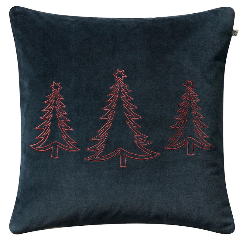 Pine Tree Kuddfodral 50x50 cm, Sea Blue
