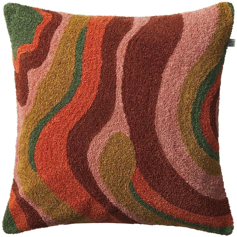 Sagar Kuddfodral Bouclé 50x50 cm, Apricot Orange / Rose