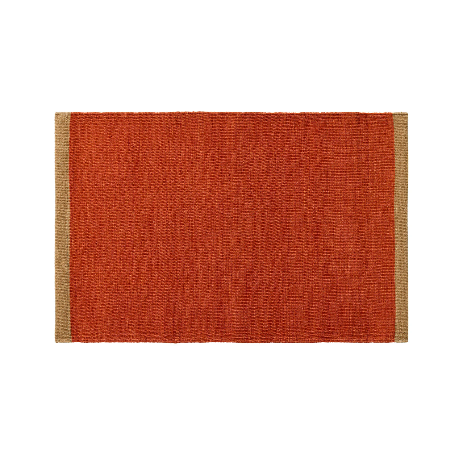Chhatwal & Jonsson Tarun- Traceable D&ouml;rrmatta 60x90 Cm Rust/beige - D&ouml;rrmattor Nyzeel&auml;ndsk Ull Beige - DM733067-22