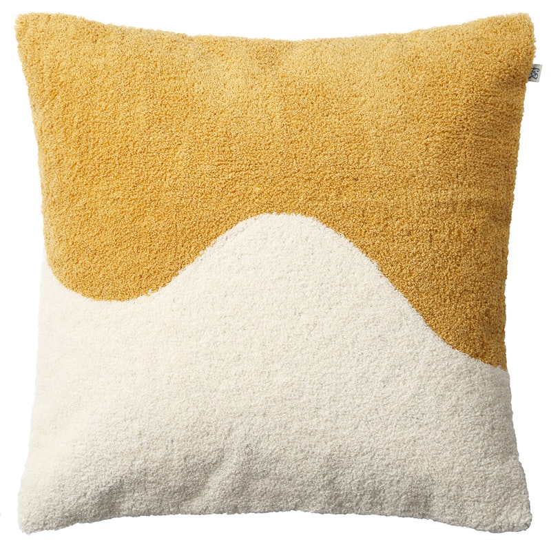 Yogi Kuddfodral Spicy Yellow/Off-White, 50x50 cm