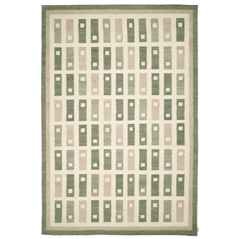 Fyrbo Ullmatta 170x230 cm, Grön