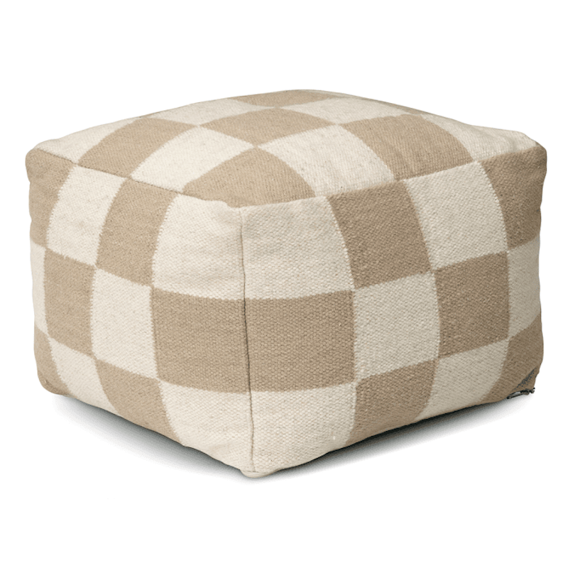 Square Sittpuff 50x50 cm, Beige
