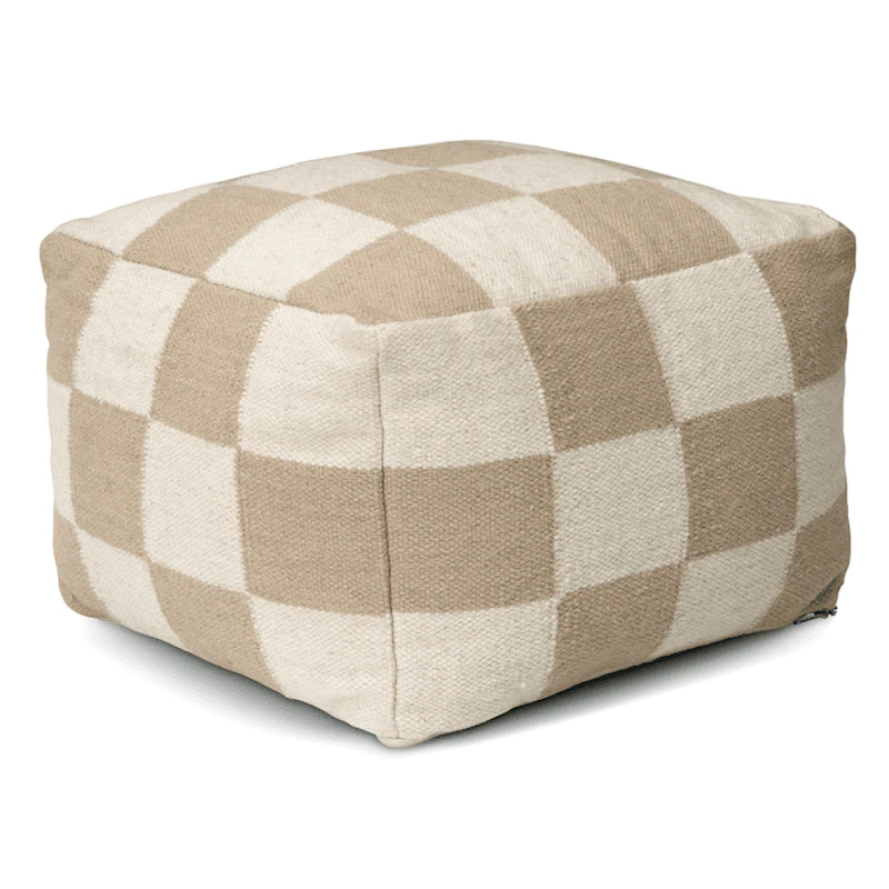 Square Sittpuff 50x50 cm, Beige