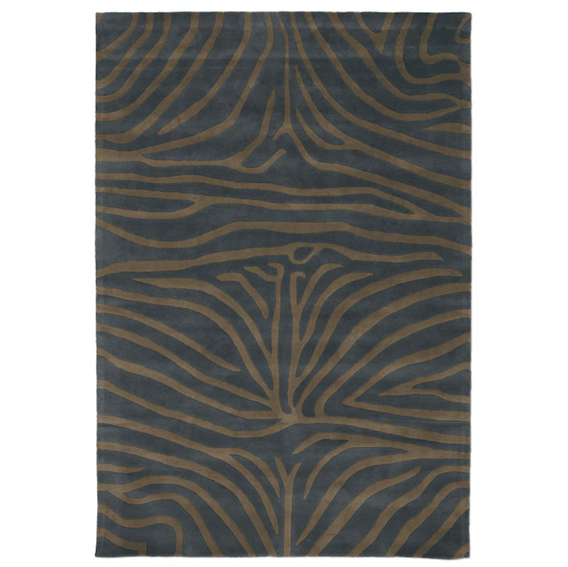 Zebra Ullmatta 170x230 cm, Horizon Blue
