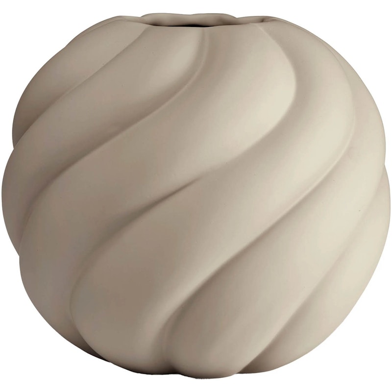 Twist Ball Vas 12 cm, Sand