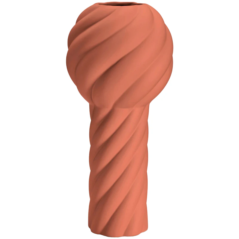 Twist Pillar Vas 34 cm, Röd