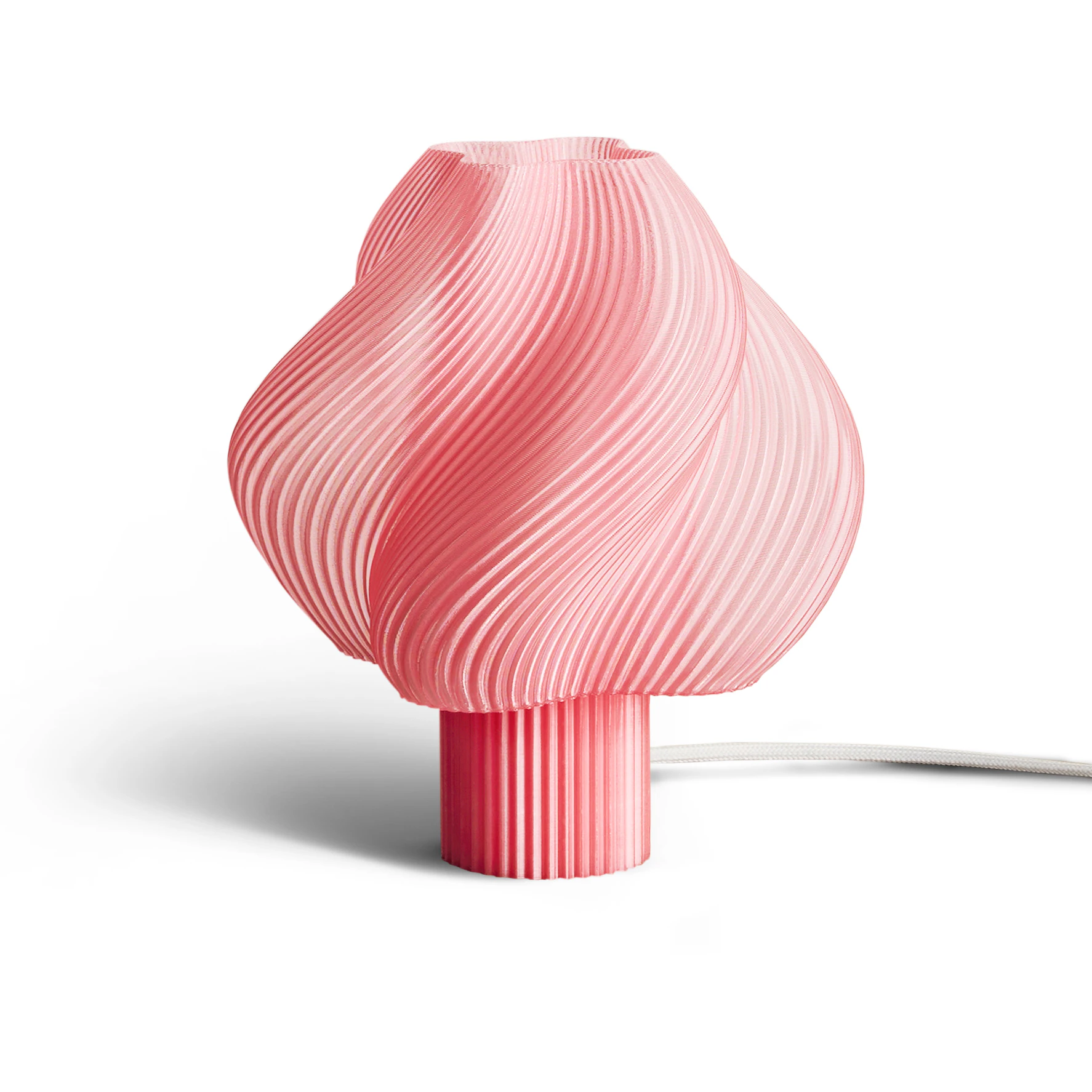 Crème Atelier Soft Serve Bordslampa Regular Peach Sorbet - Bordslampor Återvinningsbar Bioplast Peach Sorbet - SSTL011010