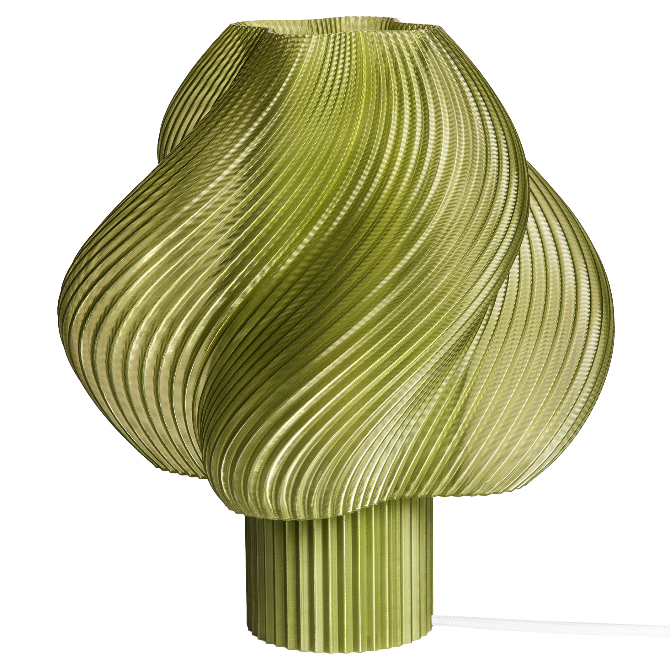 Cr&egrave;me Atelier Soft Serve Bordslampa Regular Olive - Bordslampor &Aring;tervinningsbar Bioplast Olivgr&ouml;n - SSTL01014