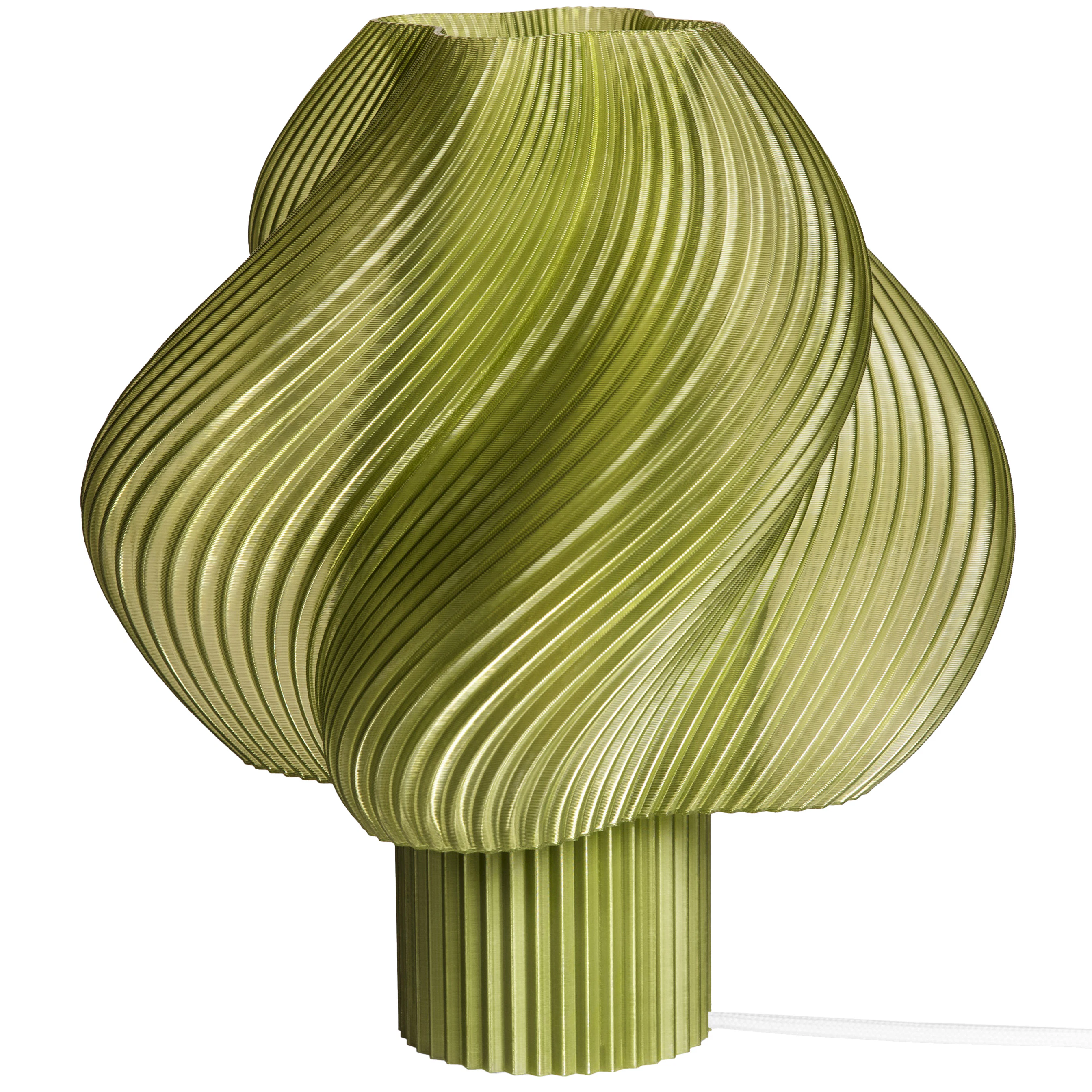 Cr&egrave;me Atelier Soft Serve Mega Gulvlampe Oliven - Golvlampor &Aring;tervinningsbar Bioplast Olivgr&ouml;n - SSFL011014