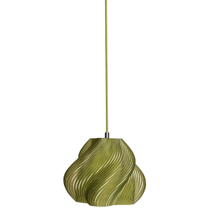 Soft Serve Pendel 01, Krom / Olive