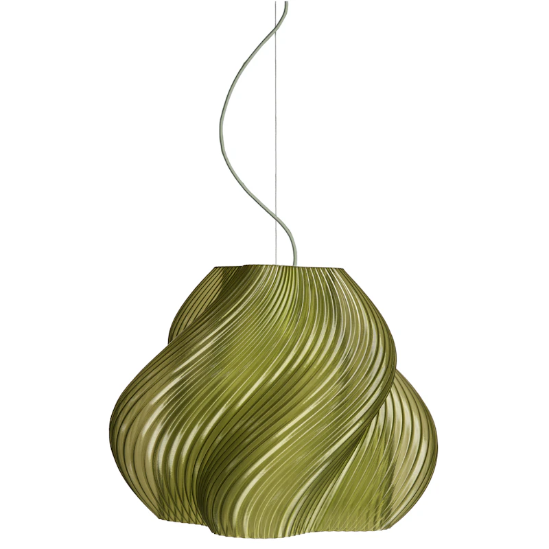 Soft Serve Pendel Mega, Krom / Oliv