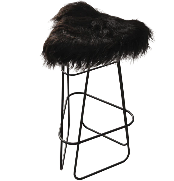 Cuero Iceland Barpall 82 Cm Svart / Wild Black - Barstolar St&aring;l Wild Black - 1671111
