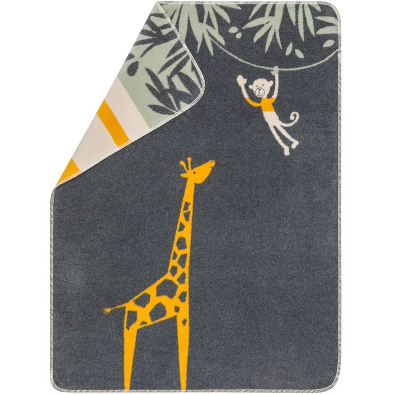 Maja Babyfilt 75x100 cm Giraffe, Charcoal