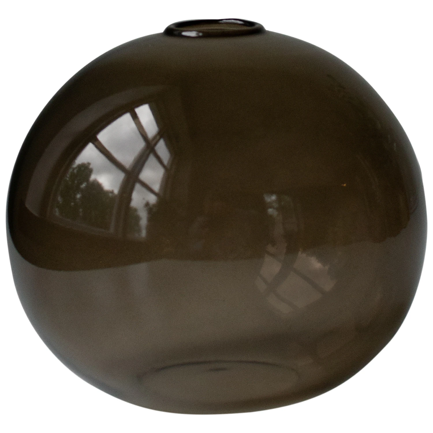 Dbkd Ball Vas &Oslash;10 Cm Brun - Vaser Glas Brun - 20250901BR