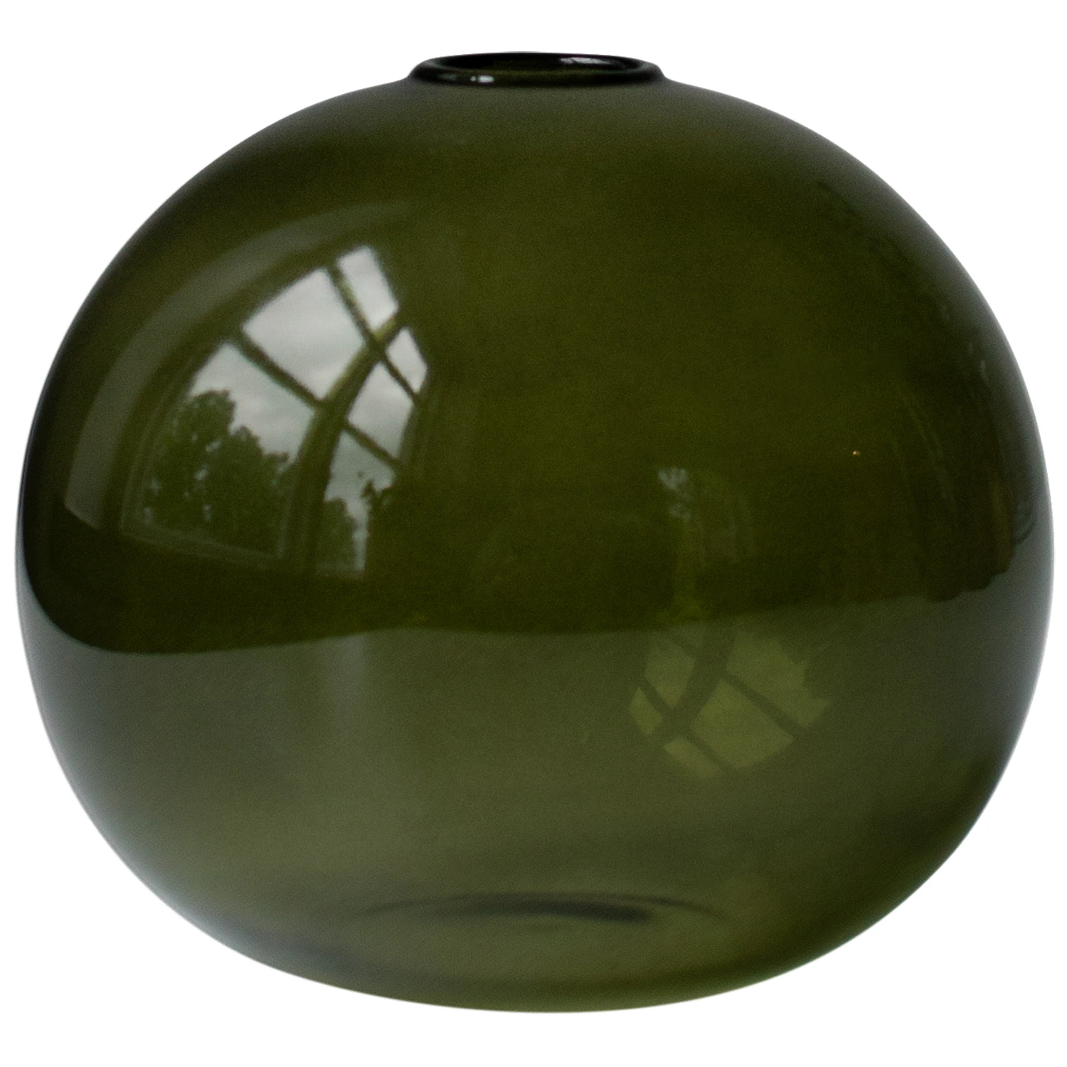 Dbkd Ball Vas &Oslash;10 Cm Gr&ouml;n - Vaser Glas Gr&ouml;n - 20250901GR