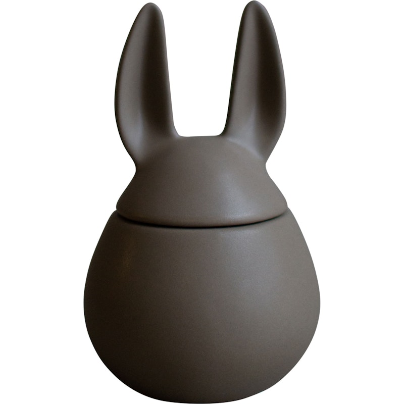 Eating Rabbit Ask / Påskdekoration Dust, H14 cm